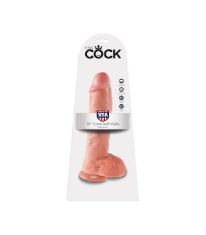 10" COCK WITH BALLS LIGHT