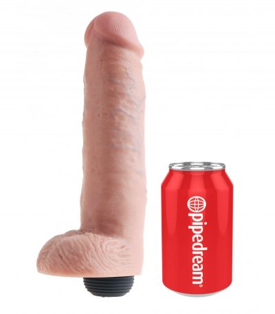 10" SQUIRTING COCK WITH BALLS LIGHT - Imagen 4