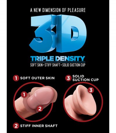 10" TRIPLE DENSITY COCK WITH BALLS LIGHT - Imagen 8