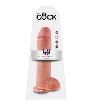 11" COCK WITH BALLS LIGHT