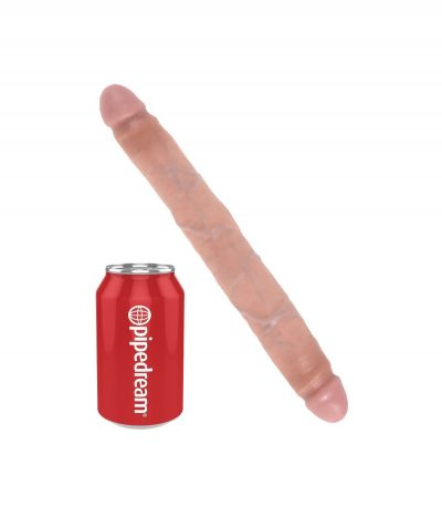 12" SLIM DOUBLE DILDO LIGHT - Imagen 2