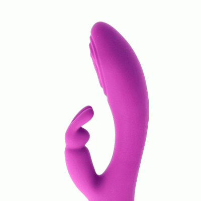 V9 RECHARGEABLE TAPPING VIBRATOR PURPLE - Imagen 3