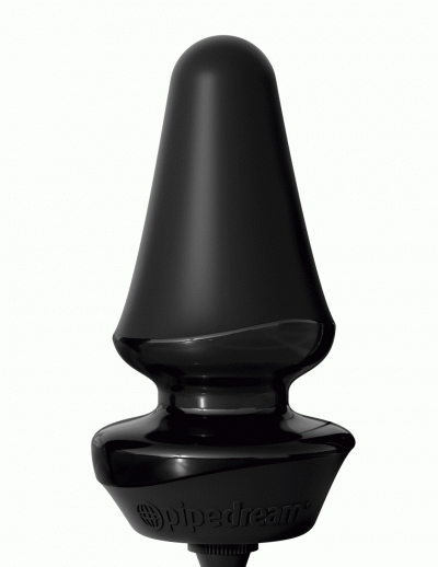 INFLATABLE SILICONE BUTT PLUG BLACK - Imagen 3