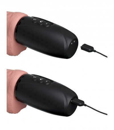 6.5" THRUSTING COCK WITH BALLS - TRIPLE THREAT LIGHT - Imagen 9