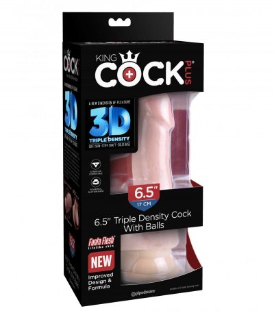 6.5" TRIPLE DENSITY COCK WITH BALLS LIGHT - Imagen 2