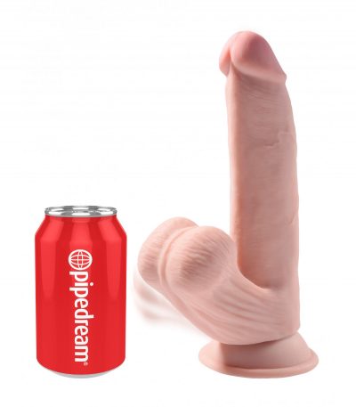 8" TRIPLE DENSITY COCK WITH SWINGING BALLS LIGHT - Imagen 4