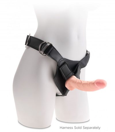 8" TRIPLE DENSITY FAT COCK WITH BALLS LIGHT - Imagen 6