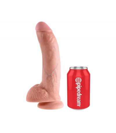 9" COCK WITH BALLS LIGHT - Imagen 3
