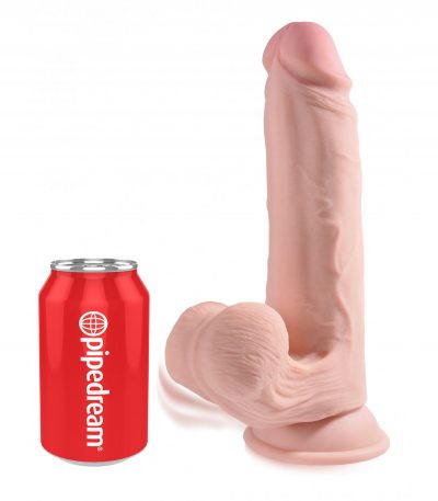 9" TRIPLE DENSITY COCK WITH SWINGING BALLS LIGHT - Imagen 4