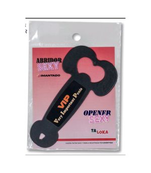 VERY BLACK MAGNETIC PENIS METAL OPENER