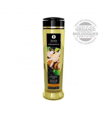 ORGANIC SWEET ALMOND MASSAGE OIL 240 ML - Imagen 2