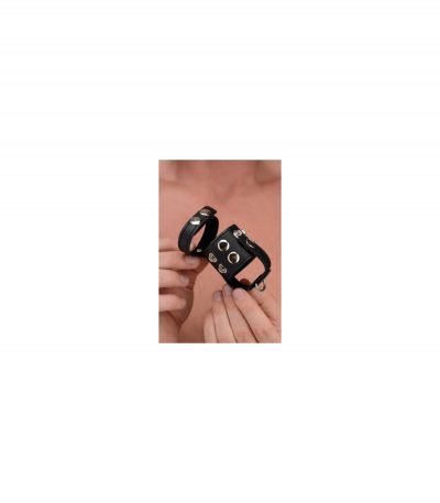 RING WITH BLACK TESTICLES HARNESS
