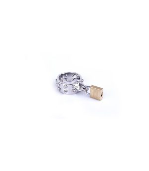 SPIKED RING S 20 - 35 MM WITH PADLOCK