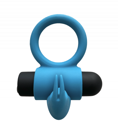 E9 BLUE RECHARGEABLE VIBRATING RING - Imagen 4