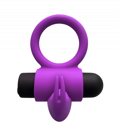 E9 PURPLE RECHARGEABLE VIBRATING RING - Imagen 3