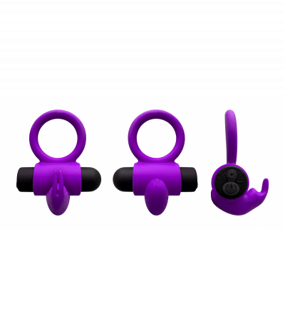 E9 PURPLE RECHARGEABLE VIBRATING RING - Imagen 6