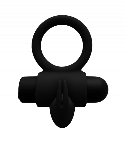 E9 BLACK RECHARGEABLE VIBRATING RING - Imagen 3