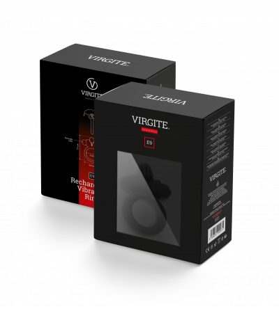 E9 BLACK RECHARGEABLE VIBRATING RING - Imagen 2