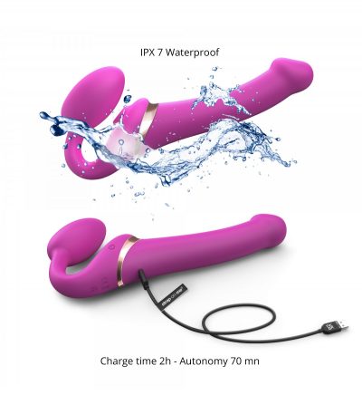 ADJUSTABLE HARNESS MULTI ORGASM L FUCHSIA - Imagen 5