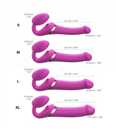 ADJUSTABLE HARNESS MULTI ORGASM L FUCHSIA - Imagen 7