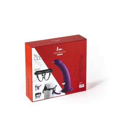 HARNESS WITH PURPLE DILDO SIZE L - Imagen 9