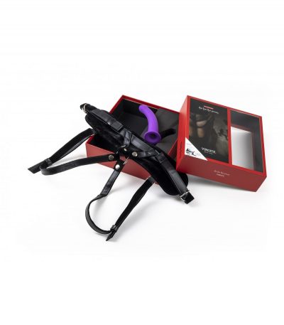 HARNESS WITH PURPLE DILDO SIZE M - Imagen 10