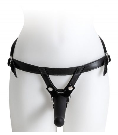 HARNESS WITH BLACK DILDO SIZE L - Imagen 6