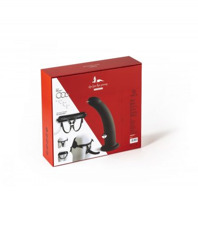 HARNESS WITH BLACK DILDO SIZE L - Imagen 9