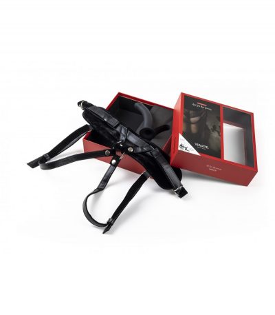 HARNESS WITH BLACK DILDO SIZE M - Imagen 7