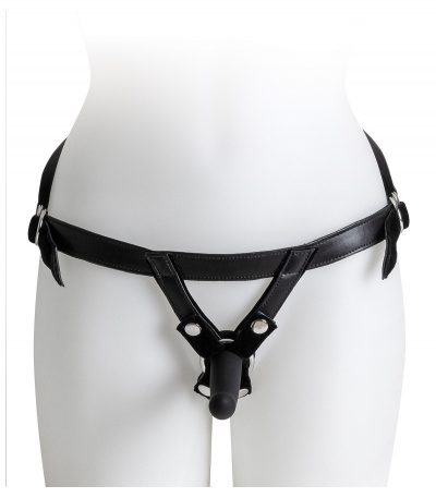 HARNESS WITH BLACK DILDO SIZE S - Imagen 4
