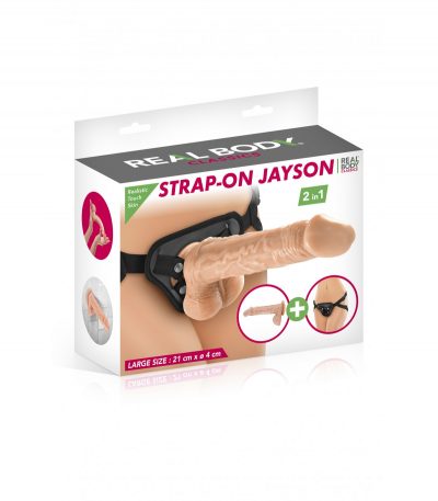 HARNESS WITH REALISTIC DILDO JAYSON 21 CM - Imagen 2