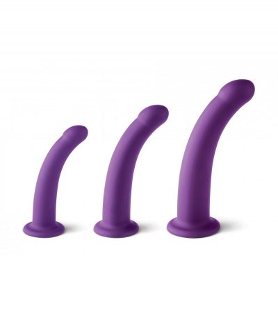 HARNESS WITH PURPLE DILDOS SET SIZES S / M / L - Imagen 2