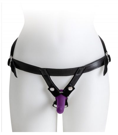 HARNESS WITH PURPLE DILDOS SET SIZES S / M / L - Imagen 15