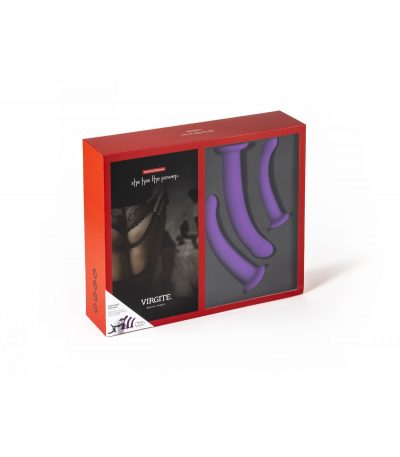 HARNESS WITH PURPLE DILDOS SET SIZES S / M / L - Imagen 7