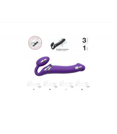 DOUBLE VIBR USB HARNESS FLEXIBLE SILICONE W/ VIOLET REMOTE L - Imagen 3