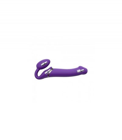 DOUBLE VIBR USB HARNESS FLEXIBLE SILICONE W/ VIOLET REMOTE M - Imagen 3