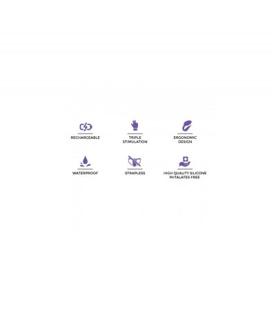 DOUBLE VIBR USB HARNESS FLEXIBLE SILICONE WITH VIOLET XL CONTROL - Imagen 2