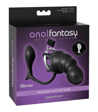 ASS-GASM COCK BLOCKER BLACK - Imagen 2