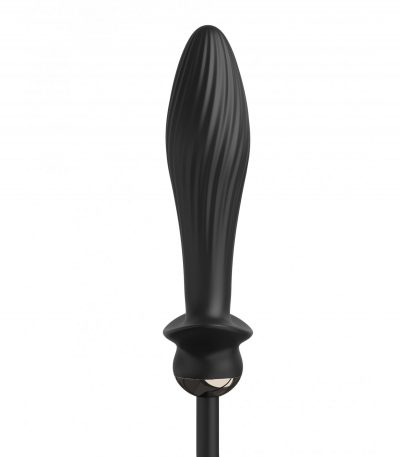 AUTO-THROB INFLATABLE VIBRATING PLUG BLACK - Imagen 5