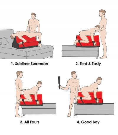 LOVER'S BONDAGE BENCH RED - Imagen 7