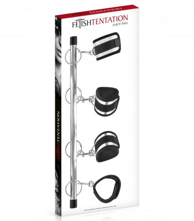BAR WITH HANDCUFFS FOR FOOT AND HANDS - Imagen 3