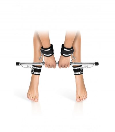 BAR WITH HANDCUFFS FOR FOOT AND HANDS