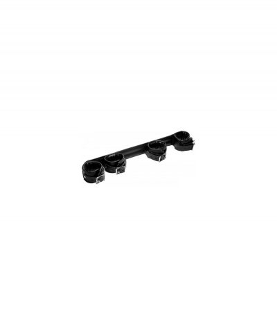 BLACK WRIST-ANKLE CUFF BAR - Imagen 4