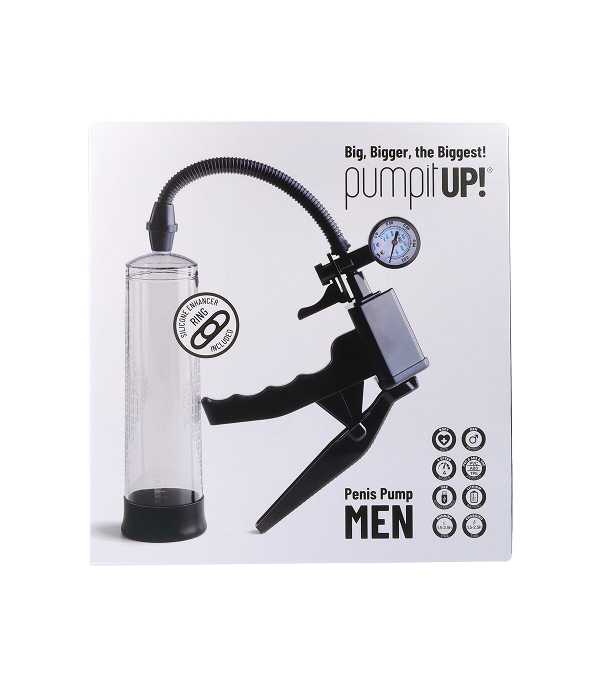 PENIS PUMP WITH NAMOMETER - Imagen 2
