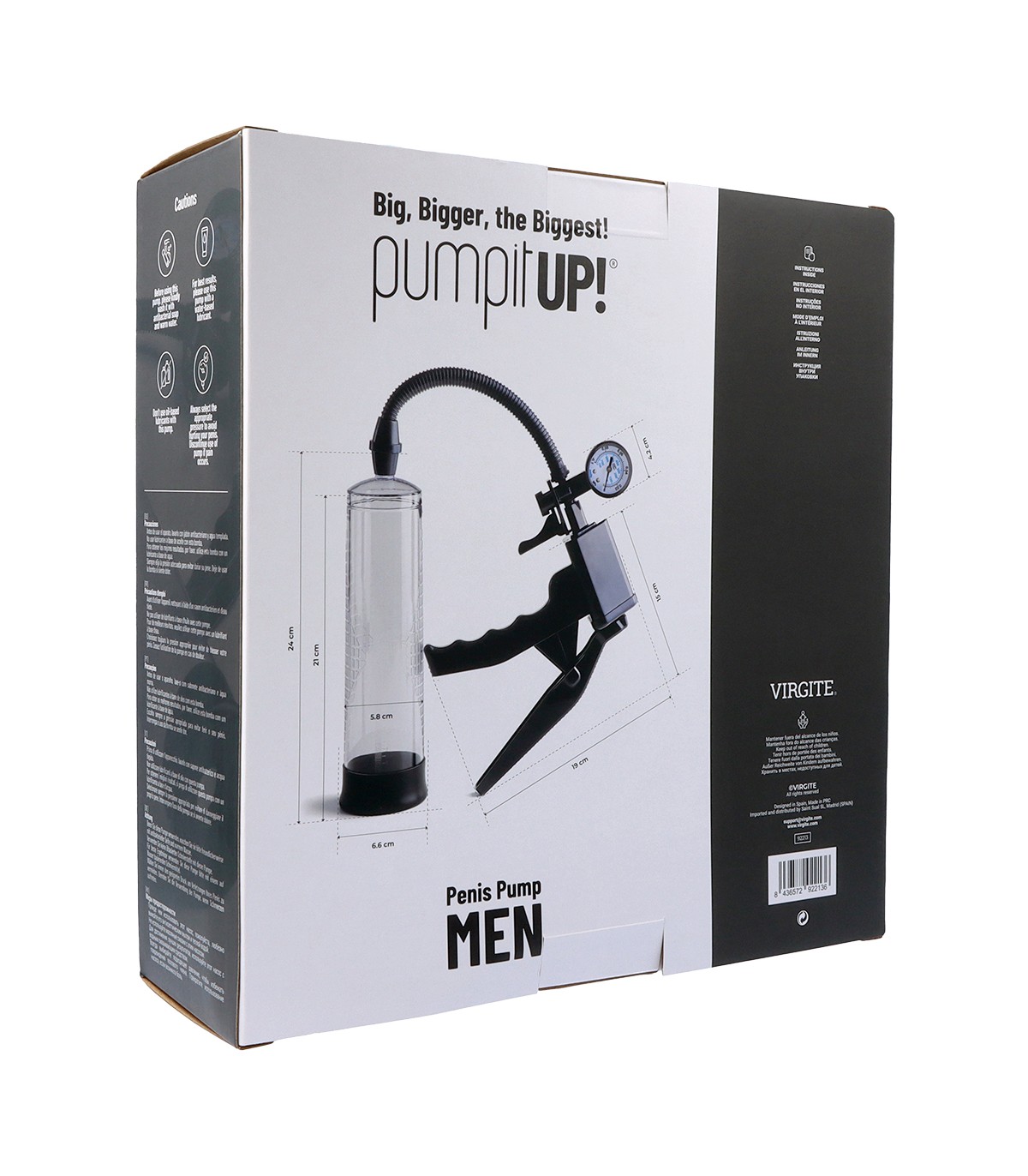 PENIS PUMP WITH NAMOMETER - Imagen 8