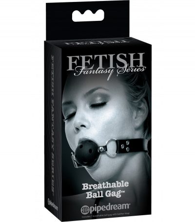 BREATHABLE BALL GAG BLACK - Imagen 2