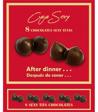 SEXY RED BOX 8 DARK CHOCOLATE TIT