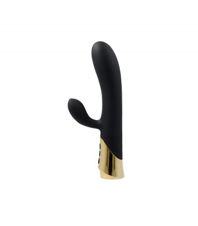 CINNAMON RECHARGEABLE SILICONE VIBRATOR WITH TAPPING RABBIT - Imagen 4