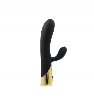 CINNAMON RECHARGEABLE SILICONE VIBRATOR WITH TAPPING RABBIT - Imagen 8