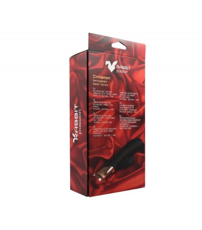CINNAMON RECHARGEABLE SILICONE VIBRATOR WITH TAPPING RABBIT - Imagen 11
